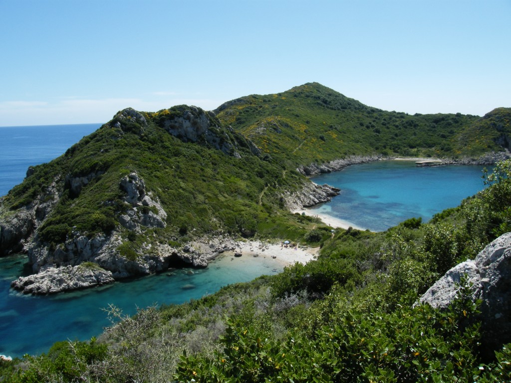 Zwillingsbucht bei Afionas agios georgios korfu