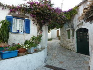 Urige griechische Dörfer, hier Afionas bei Agios Georgios