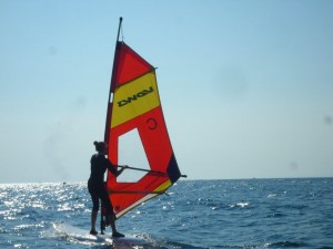 Surfen auf Sithonia